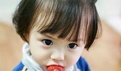 吃瓜少女发型儿童,引领儿童时尚潮流新风尚